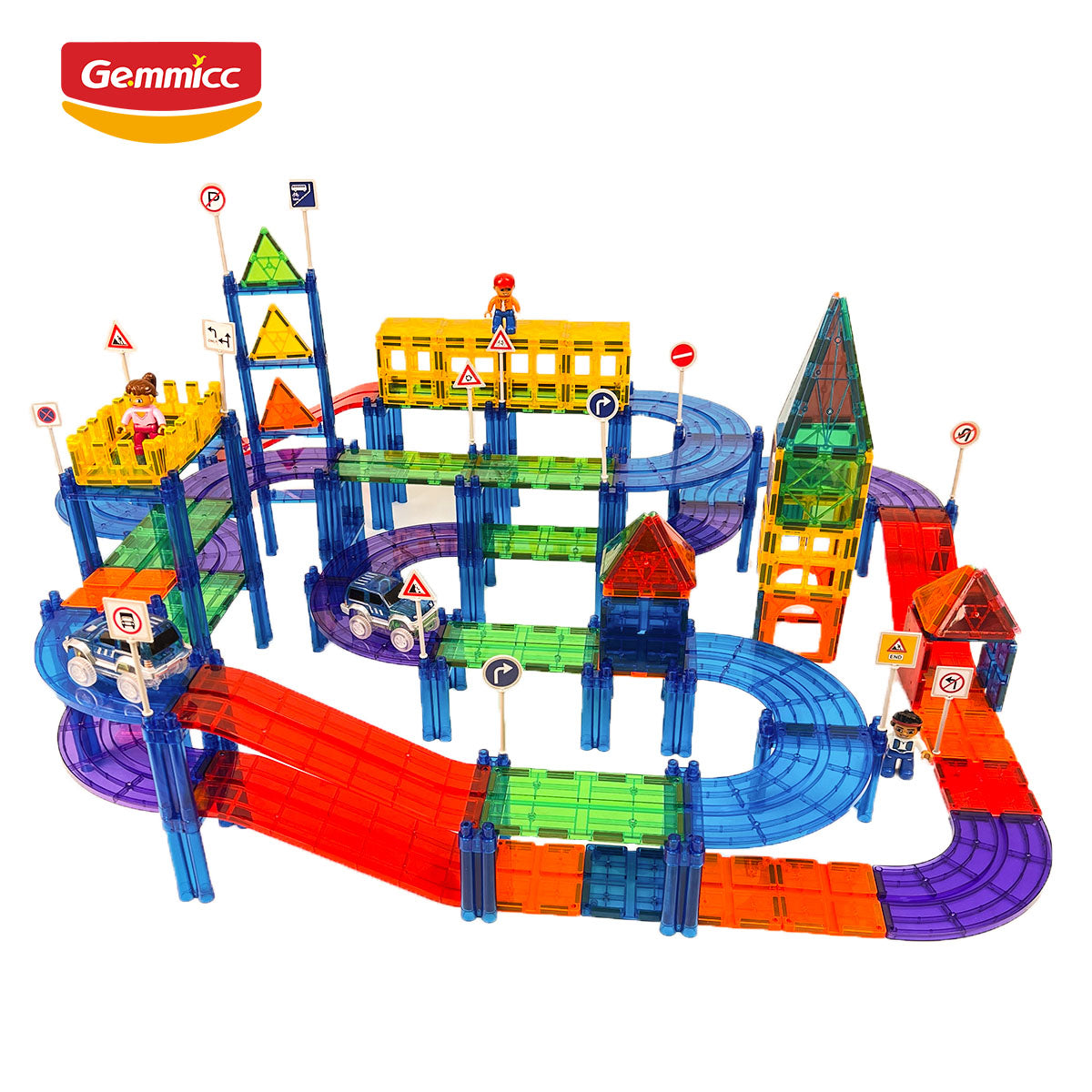Gemmicc Magnetic Racing Car Track Set