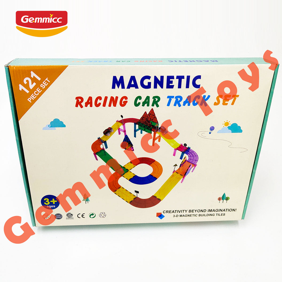 Gemmicc Magnetic Racing Car Track Set