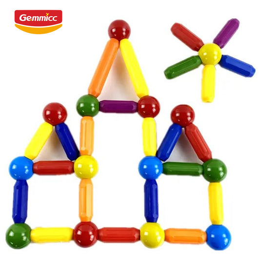 Gemmicc 42pcs Magnetic Sticks and Balls