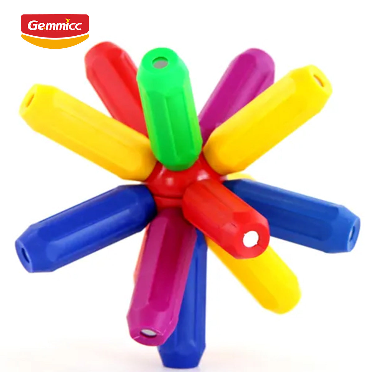 Gemmicc 36pcs Magnetic Sticks and Balls