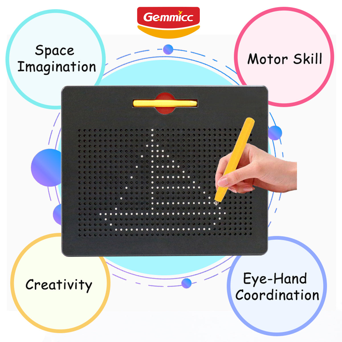 Gemmicc DIY Pratices Magnetic Drawing Boards